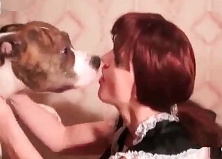 Dog finds a cutie’s deep pussy perfect for a fuck in zoophilia scene